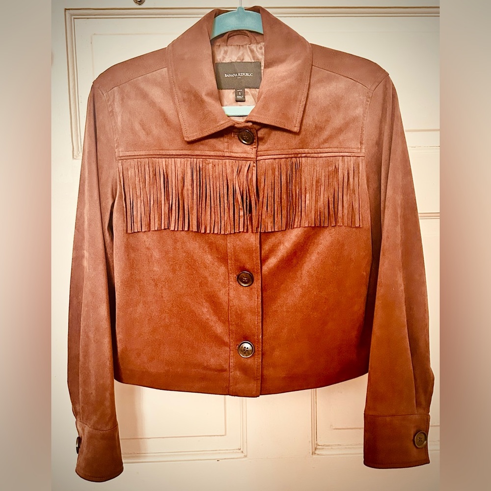 Banana Republic Fun Fringe Jacket